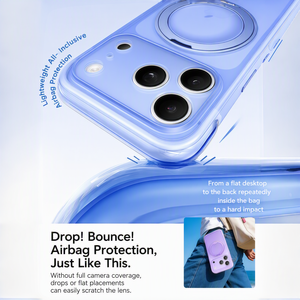 เคสแม่เหล็กแบบหมุนได้ 360 องศา สำหรับ iPhone 17 Pro 18 Pro Max พร้อมระบบกันกระแทกแบบถุงลม  ช่องเว้ากล้องแม่นยำ ขายส่ง - Product Image 3