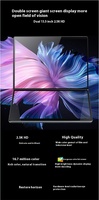 SZBOX DS135 Ordinateur portable/tablette 2 en 1 à double écran Win 11 Pro Écran IPS portable Alder Lake-N150 16 Go DDR4 Boîtier métallique