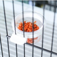 Gamelle séparée pour aliments souples pour oiseaux, mangeoire pour canaris, pinsons et perroquets, boîte d'alimentation pour oiseaux