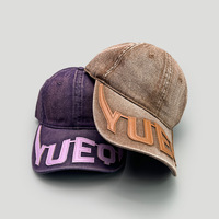 Personalización Masiva de Gorras Deportivas de Algodón Lavado Estilo Vintage, Mucho Más que una Gorra de Papá, Imitación de Agujeros Desgastados, Estilo Punk, Talla Ajustable