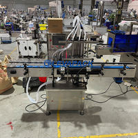 Machine de remplissage d'huile à pompe magnétique automatique à quatre têtes, électrique, pour huile d'olive, directement de l'usine