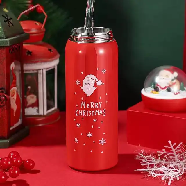 Christmas Holiday Supplies 2023 Christmas New Idea Custom Gift Novelty Promotional Products Christmas Vaccum Cup