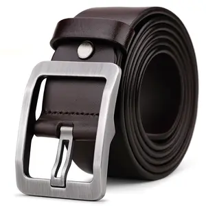 Factory Sale leisure business casual Pin Buckle Straps PU Leather Luxury Men Belt