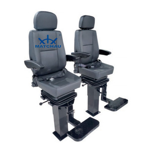 Chaise de <span class=keywords><strong>Pilote</strong></span> Maritime Approuvée CCS avec Rails Coulissants pour Utilisation Marine - Product Image 3