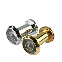 Visière de porte personnalisée d'usine OEM coupe-feu lentille de porte grand angle spyhole visionneuse de judas de porte