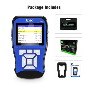 Escáner Universal para Motocicletas, Lector de Códigos, Herramienta de Diagnóstico JDiag M100, Probador de Batería de 12V, Sistema <span class=keywords><strong>MotoScan</strong></span> - Product Image 5