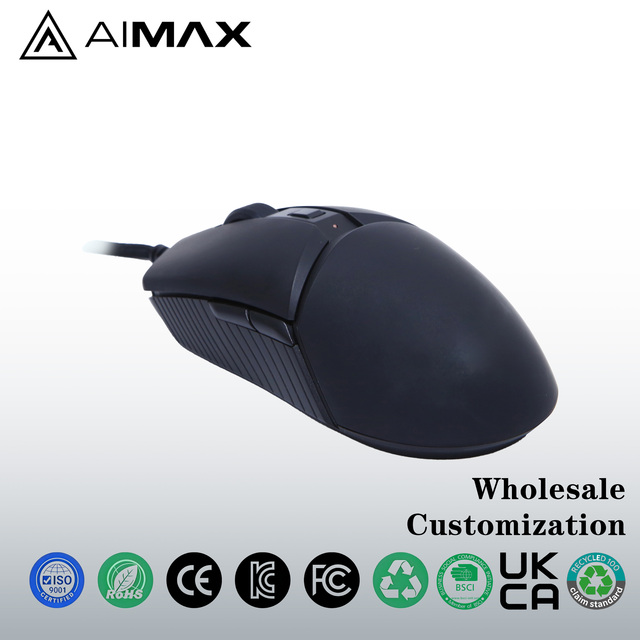 New PRO Professional 2.4GHz Wired Optical Gaming Mouse USB Interface RGB Backlit Ergonomic Design 6 Buttons for PC/PS/Office