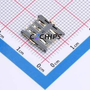 NANO-SIM-501A SIM Card Connector SMD Connector Plug-In Type Nano SIM Card Card Holder 1.35mm - Product Image 2