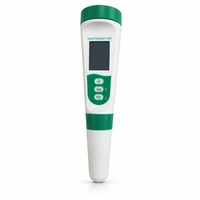 Testeur d'eau en plastique 5-en-1, précision 0,01 pH, mesure du pH, TDS, EC, salinité, température, écran LCD, modèle d'aquarium TL-M51 OEM