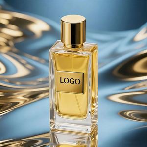 High-quality Custom Magnetic Cap 100ml square <b>Empty</b> <b>Spray</b> Perfume Luxury Unique Glass <b>Bottle</b> with Box Packaging - Product Image 1