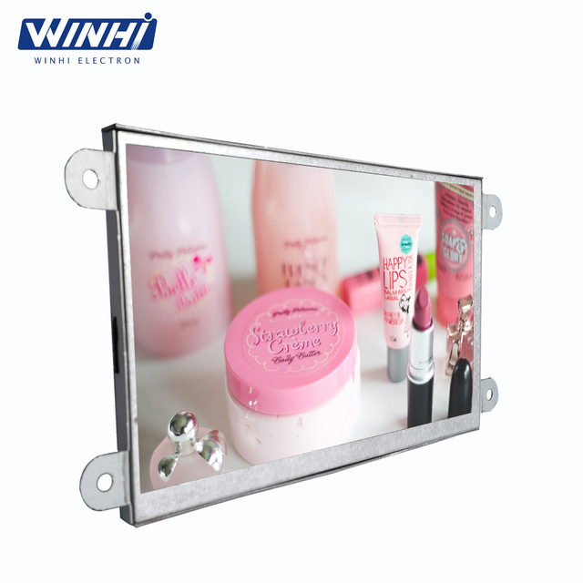 7 Inch Indoor Metal Shell Shelf Edge Portable USB SD LCD Digital Advertising Display Video Player