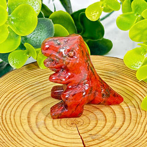 All'ingrosso cristallo materiale misto di cristallo dinosauri rosso <span class=keywords><strong>diaspro</strong></span> <span class=keywords><strong>verde</strong></span> aventurina animale <span class=keywords><strong>pietra</strong></span> di guarigione per la decorazione - Product Image 4