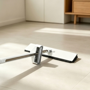 Serpillère télescopique mains libres 2026 en acier inoxydable, 42 cm, grande et plate, pour un nettoyage facile en une seule étape, idéale pour les personnes pressées - Product Image 3
