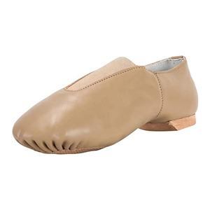 Scarpa da Jazz in <span class=keywords><strong>Pelle</strong></span> Slip-on Disponibile in Magazzino EU e USA, Scarpe da Ballo con Bordo Superiore Elastico per Bambine e Bambini (Primi Passi/Bambino/Ragazzo) - Product Image 2
