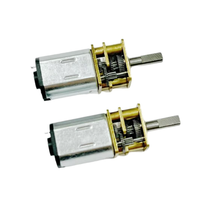 Motor DC Mini 12mm 6V Magnet Permanen dengan Gear, Anti Ledakan, Pemasangan Flens untuk Peralatan Rumah Tangga, Sepeda Listrik & Robot