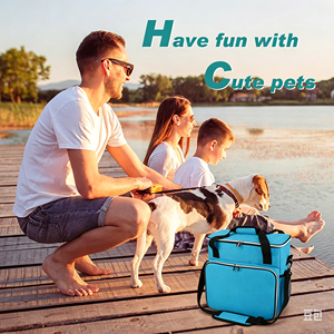 Sac de transport pour animaux de compagnie - Sac de transport pliable en tissu pour chiens et chats - Product Image 6