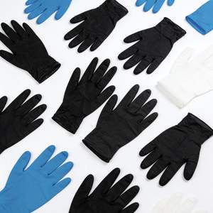 Guantes Desechables Sin Látex, Azules, Sin Polvo, 240 mm, Guantes <span class=keywords><strong>de</strong></span> <span class=keywords><strong>Examen</strong></span> <span class=keywords><strong>de</strong></span> Nitrilo, <span class=keywords><strong>Examen</strong></span> Médico. - Product Image 2