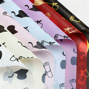 DAMAI Graduation Party Decorations Waterproof Plastic Flower Wrapping Paper <b>Hot</b> Selling Outdoor Use - Product Image 2