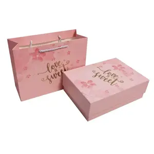 사용자 정의 높은 판매 핑크 사용자 정의 로고 컵 선물 판지 포장 상자 선물