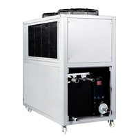 Refroidisseur d'eau industriel refroidi par air pour moulage par injection, refroidisseur industriel portable avec roulettes, refroidisseur d'eau