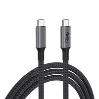 Kabel Data Shenzhen Type-C ke Type-C 40Gbps PD100W 240W 8K 60Hz USB 4.0 5A Pengisian Cepat Kabel Magnetik untuk Penggunaan Komputer