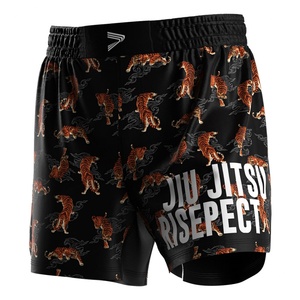 Vêtements de sport pour hommes de haute qualité, shorts et t-shirts ajustés pour la course à pied et la musculation, vente en gros de vêtements d'arts martiaux - Product Image 1