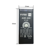 Sensor Fotoeléctrico Óptico FOTEK A3R-30X, Distancia de Detección de 30 cm, 24~240 VCA, Salida de Relé de 5 Pines NA/NC, IP65, Tipo Reflexivo de Potencia Libre