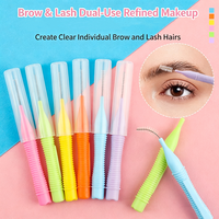 Ensemble de 20 brosses interdentaires spirales miniatures colorées pour nettoyer les espaces entre les dents avec boîte de rangement