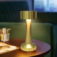 Lampe de table LED rechargeable sans fil, lampes de bureau portables modernes avec cordon USB pour bar restaurant
