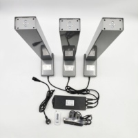 650mm Fernbedienbare 800N 24VDC Permanentmagnet Elektrische 3-Stufen Teleskop-Hubsäulen Automatische Höhenverstellung Haushaltsgerät