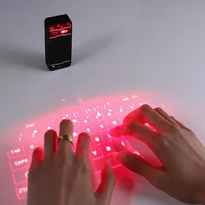 Keyboard Mini Portabel Laser Virtual BT Kombo Keyboard dan Mouse Proyektor Nirkabel Fungsi untuk Iphone Tablet Laser Keyboard