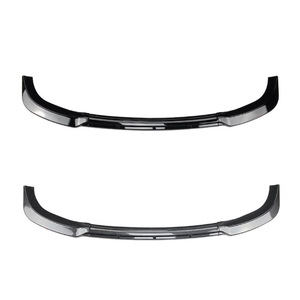 Hyundai I30 Mk2 Mk2.5 Elantra Front <b>Splitter</b> <b>Lip</b> Trim Piano Black Carbon Fiber Texture 2012-2017 - Product Image 2