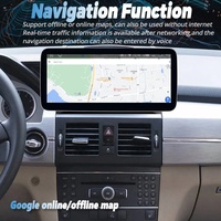 Écran Android 12,3 pouces CarPlay pour Benz GLK 280 GLK300 GLK350 GLK260 GLK200 X204 GLK 2012 GPS Lecteur multimédia vidéo Unité principale