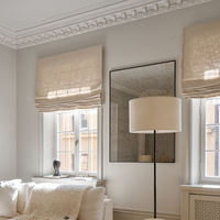 Rideaux à motifs, cordes décoratives, texture moderne, stores romains, rideaux occultants personnalisables pour la maison, l'hôtel, le salon