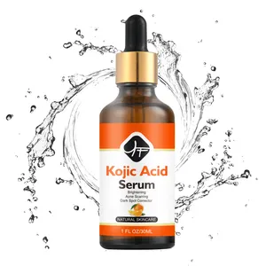 Private Label Custom Kojic acid Facial Skin Care Face Aloe Vera Oil Whitening Anti Aging Kojic acid Vitamin C Serum