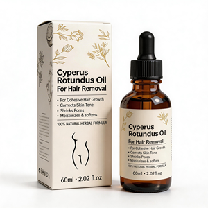 Huile Essentielle de Cyperus Rotundus 100% Pure Pressée à Froid, Marque Blanche, pour Femmes et Hommes, Réduit la Croissance des Poils Corporels - Product Image 2