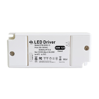 Controlador LED Ultra Delgado de Voltaje Constante No Regulable de 12 V CC, 2,5 A, 30 W, Aprobado por ETL, OTM-SS30-12