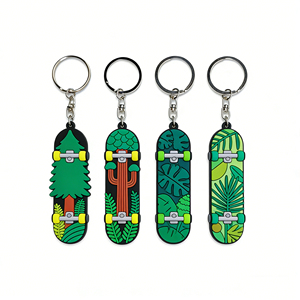 Unique 2D Pattern Soft Rubber Keychain Custom PVC School Bag Pendant Casual Daily Decor <b>Small</b> <b>Gift</b> - Product Image 1