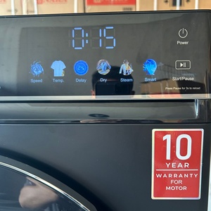 Lavadora-Secadora de Carga Frontal de 15 kg con Motor Inverter DD, Lavado a Vapor, Pantalla Táctil, 1400 RPM, Enchufe Europeo - Product Image 3