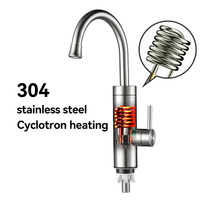Prix d'usine 304 chauffe-eau instantané en acier inoxydable Offre Spéciale de cuisine robinet de chauffe-eau électrique instantané