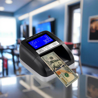 EASYCOUNT Détecteur de Faux Billets Portable Professionnel de Haute Qualité EC330 à Lumière UV Certifié CE RoHS ECB avec Écran LCD