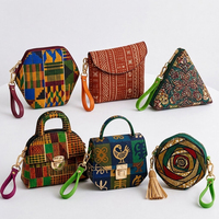 Porte-monnaie en silicone à imprimé ethnique tribal africain, mini sac à main multi-formes, porte-clés à fermeture éclair, rangement, logo personnalisé, vente en gros