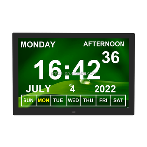 Écran LCD de <span class=keywords><strong>15</strong></span> pouces avec wi-fi, prévisions météorologiques, montage mural, calendrier numérique, horloge de jour, rappel de médicaments, réveil intelligent pour <span class=keywords><strong>les</strong></span> personnes âgées - Product Image 5