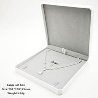 Juego de Cajas de Joyería Octogonales Elegantes - Empaque de Regalo Premium para Anillos, Collares y Pulseras