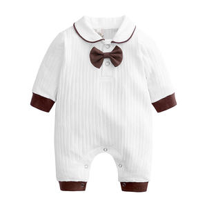 Combinaisons pour bébés garçons et filles en coton biologique de haute qualité, printemps-hiver, vente en gros de vêtements pour bébés - Product Image 6
