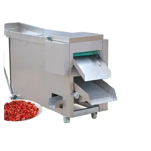 Fresh chilli deseed machine dried chili seed separating machine hot pepper seed remove and cutting machine