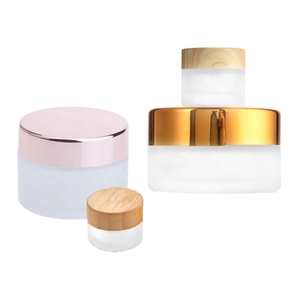 Mini Contenitore in <span class=keywords><strong>Vetro</strong></span> Smerigliato per Cosmetici e Cura Personale, 5 ml 10ml 15ml 0.5oz, per Balsamo Labbra con Coperchio - Product Image 2