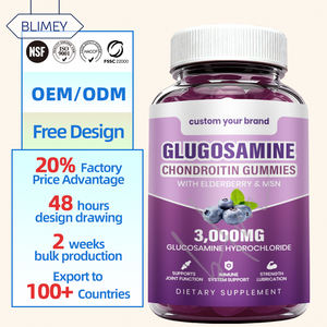 Yaşlı için özel etiket lal sertifikalı glukozamin kondroitin sülfat MSM Gummies - Product Image 1