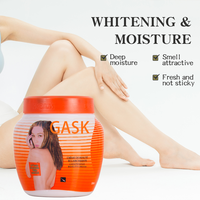 Lotion Corporelle Éclaircissante et Hydratante à la Carotte, Crème Visage au Collagène Éclaircissant et à la Vitamine C