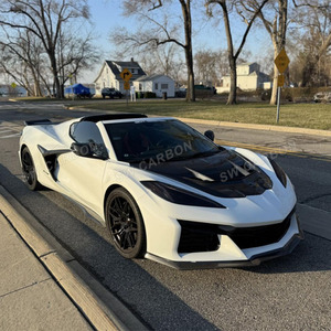 Capot avant en Fiber de carbone de Style ZR1 pour Chevrolet <span class=keywords><strong>Corvette</strong></span> C8 ST capot Double face conception vis de moteur de voiture - Product Image 6